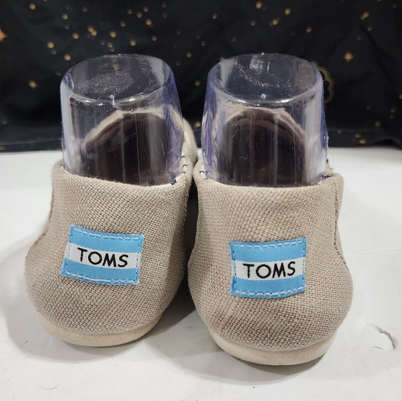 TOMS Women's Alpargata Slip-On Natural Canvas Flats Size 7.5 - Picture 4 of 5